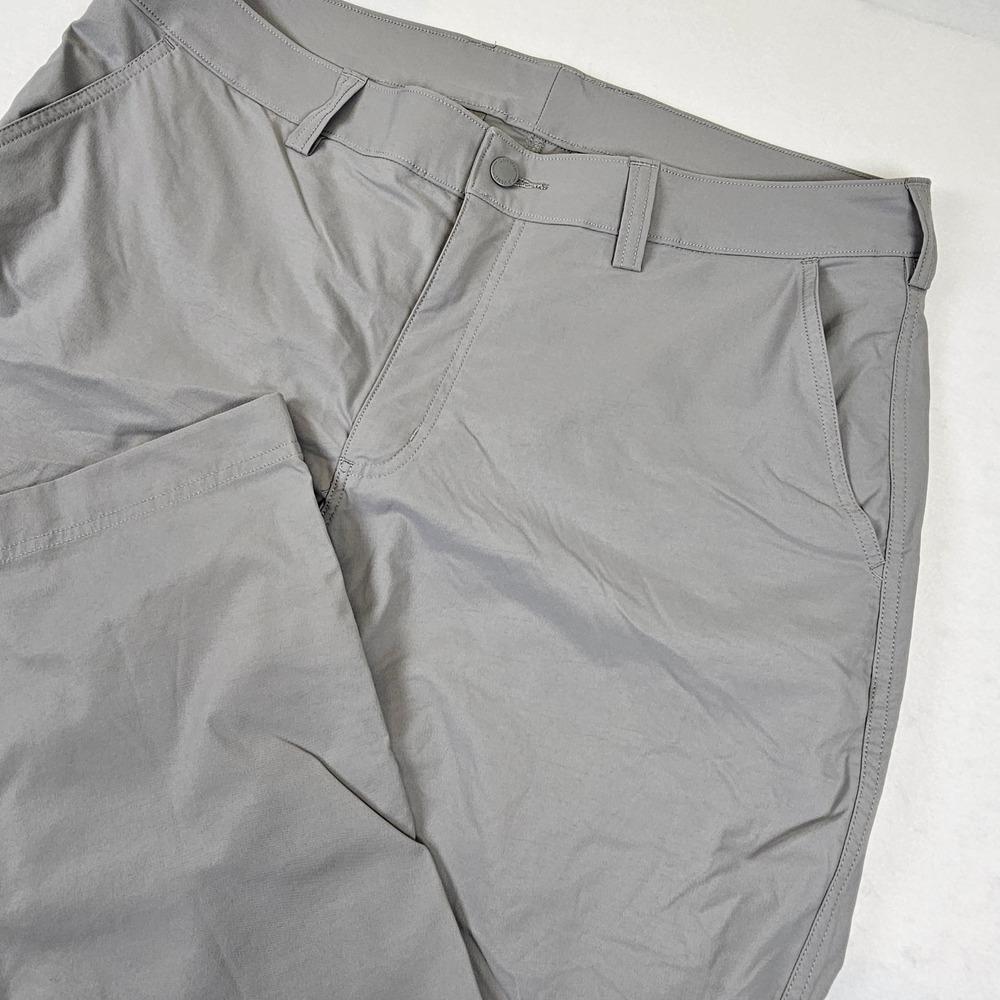 Duluth Trading Co Armachillo Chino Pants Mens 38x34 Gray Standard Fit Cooling